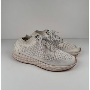 NOBULL Allday Knit‎ Runner Shoes White Sneakers Casual Running Unisex M-6.5 W-8
